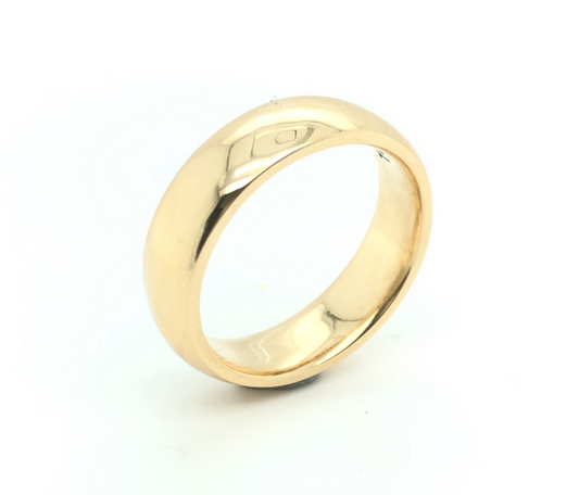 18ct Yellow Gold Classic Wedding Band