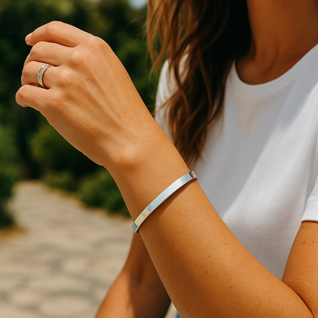 Silver Cuff Bangle
