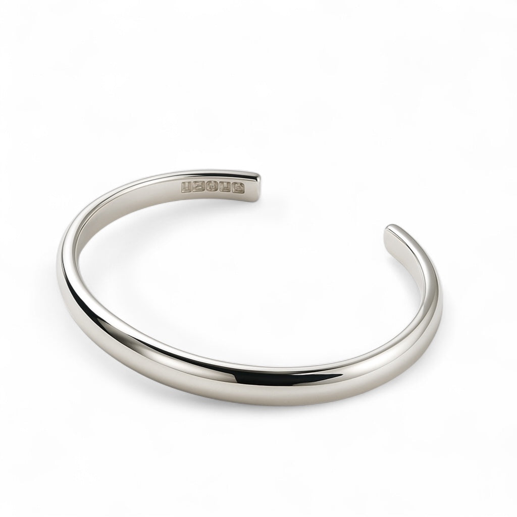 Silver Torque Bangle