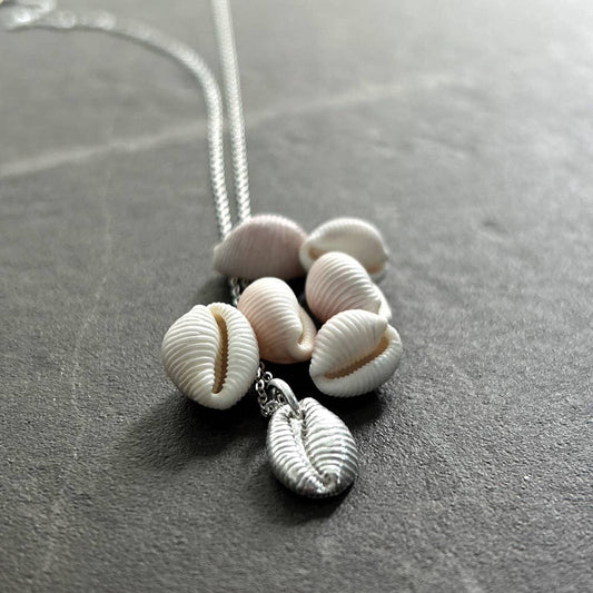Silver Cowrie Shell Necklace - Isle of Colonsay