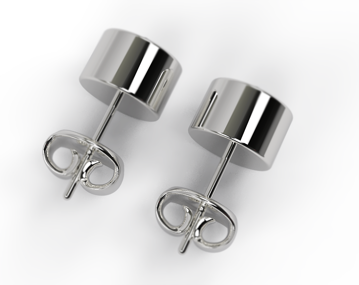 London Blue Topaz & Silver Studs