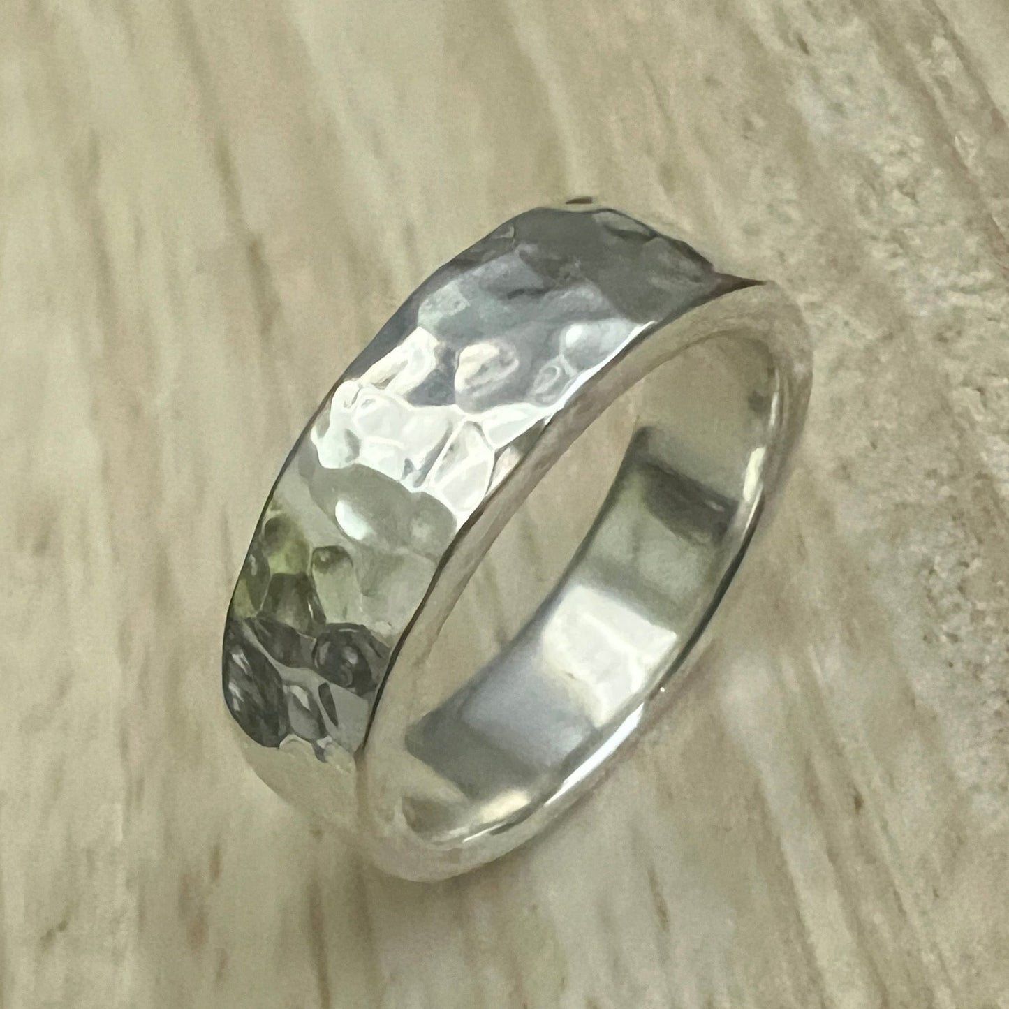 Hammered Silver Ring Workshop