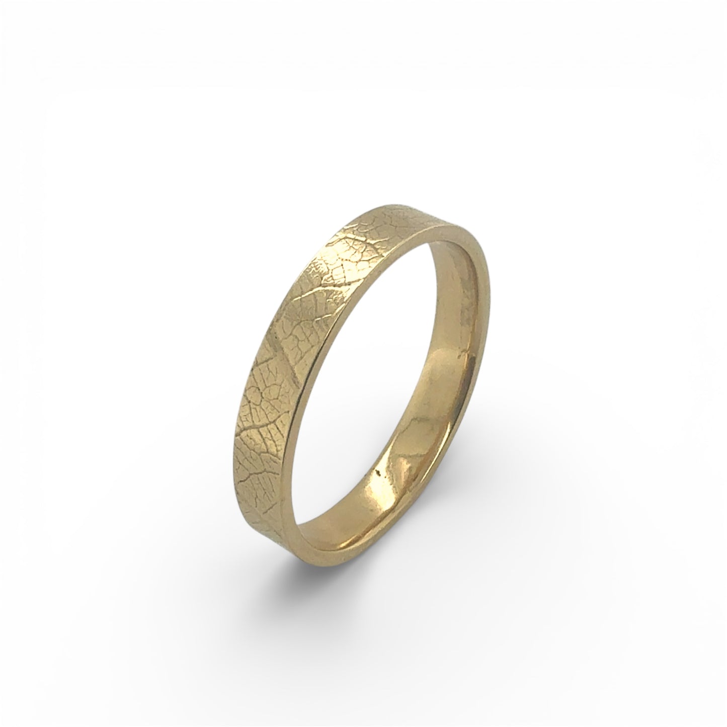 Skeleton leaf ring in 18ct Gold Vermeil