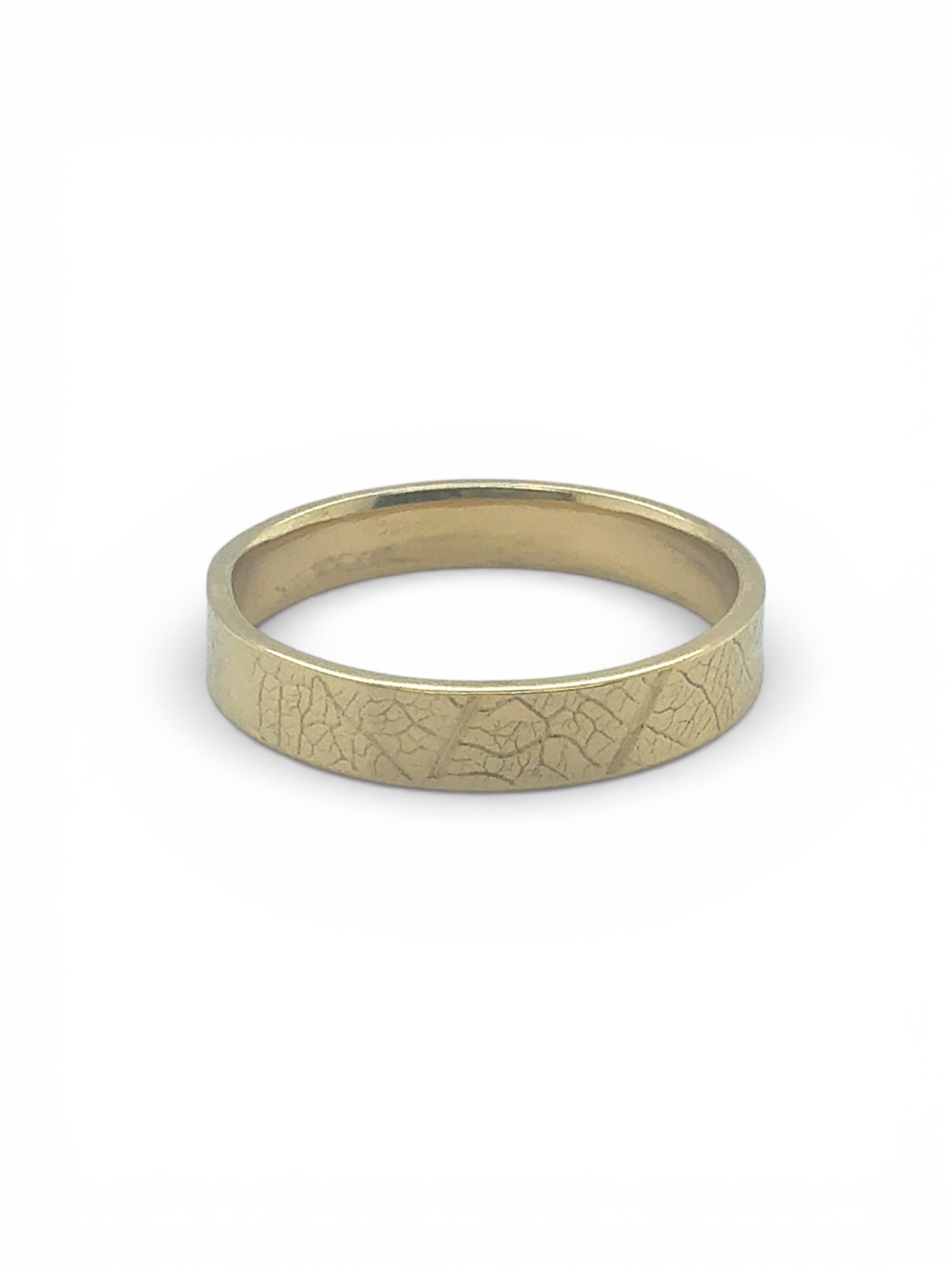 Skeleton leaf ring in 18ct Gold Vermeil