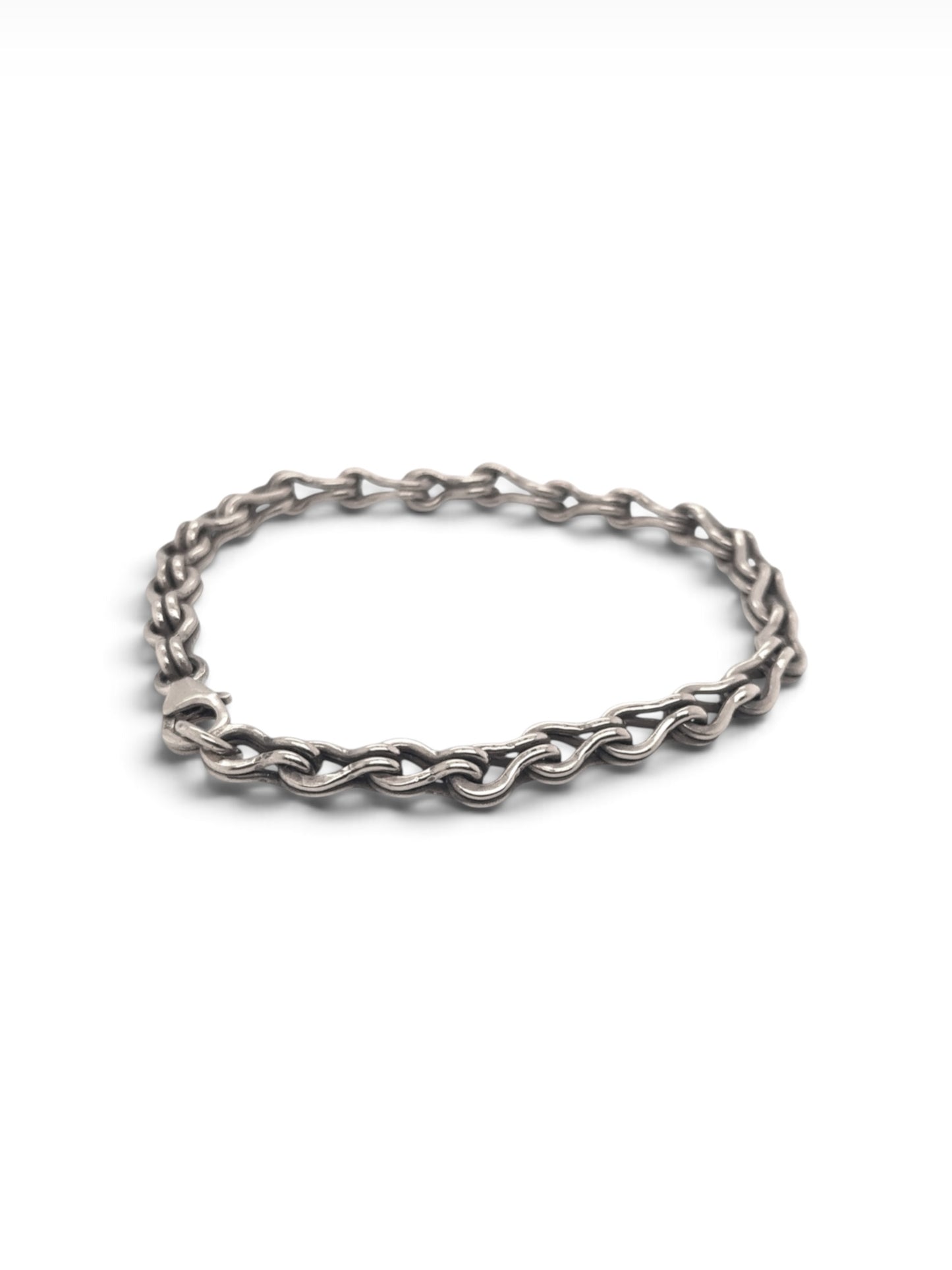 Roman Loop Bracelet - Silver
